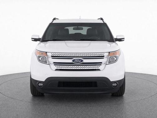 White Platinum Clearcoat Metallic 2015 Ford Explorer Limited