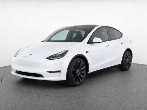 Solid Black 2022 Tesla Model Y Performance Dual Motor All-Wheel Drive