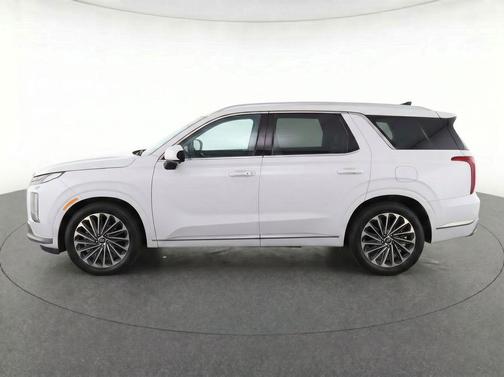 Creamy White Pearl 2026 Hyundai Palisade Hybrid Calligraphy