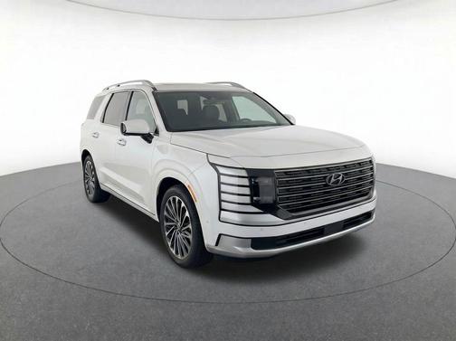 Creamy White Pearl 2026 Hyundai Palisade Hybrid Calligraphy