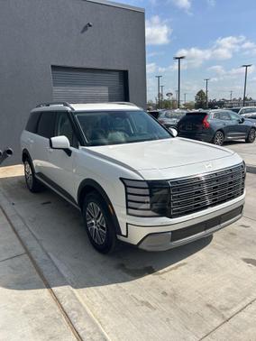 Creamy White Pearl 2026 Hyundai Palisade Hybrid Blue SEL 7P