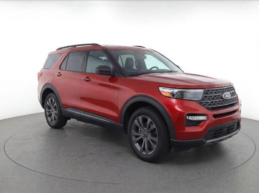 Rapid Red Metallic Tinted Clearcoat 2023 Ford Explorer XLT
