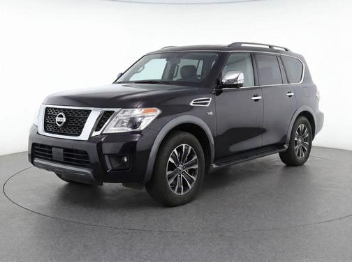 Super Black 2019 Nissan Armada Platinum