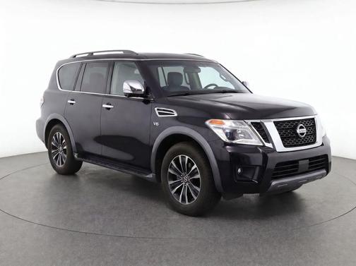 Super Black 2019 Nissan Armada Platinum
