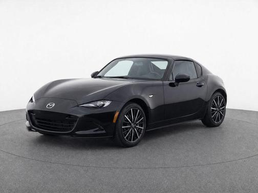 Jet Black Mica 2024 Mazda MX-5 Miata RF Grand Touring