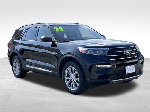 Agate Black Metallic 2022 Ford Explorer XLT