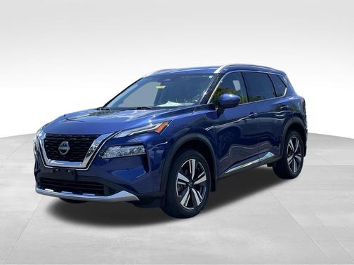 Caspian Blue Metallic 2023 Nissan Rogue Platinum