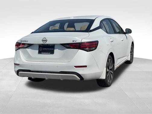 Aspen White Tricoat 2024 Nissan Sentra SV