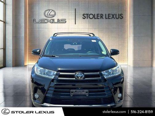 Midnight Black Metallic 2018 Toyota Highlander Limited Platinum