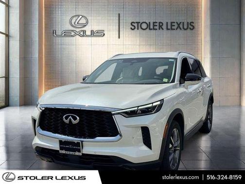 Majestic White 2024 INFINITI QX60 Luxe