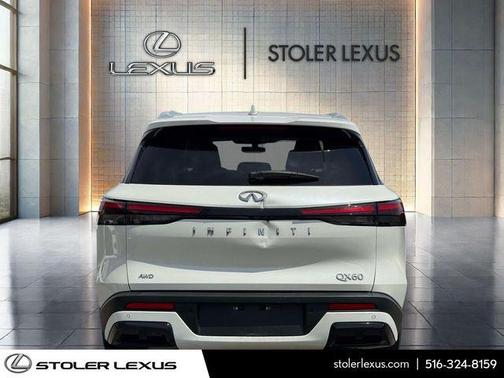 Majestic White 2024 INFINITI QX60 Luxe
