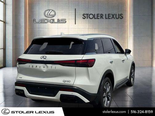 Majestic White 2024 INFINITI QX60 Luxe