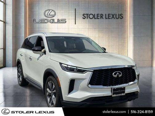Majestic White 2024 INFINITI QX60 Luxe