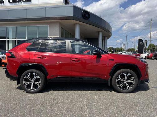 Supersonic Red/Midnight Black Metallic 2023 Toyota RAV4 Prime XSE