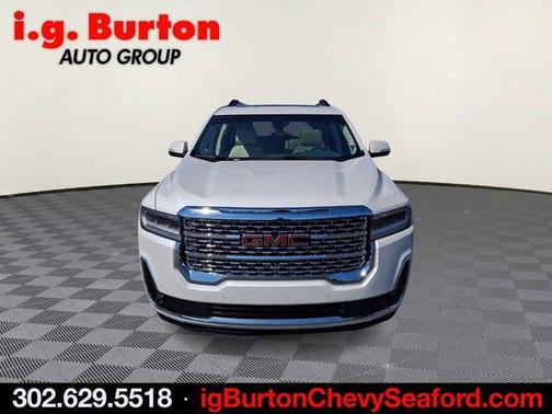 White Frost 2020 GMC Acadia Denali