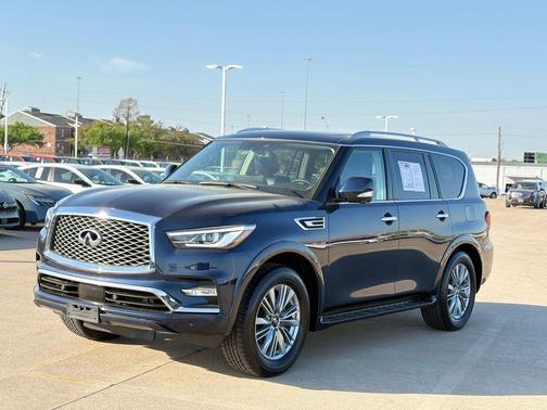 Hermosa Blue 2024 INFINITI QX80 Luxe