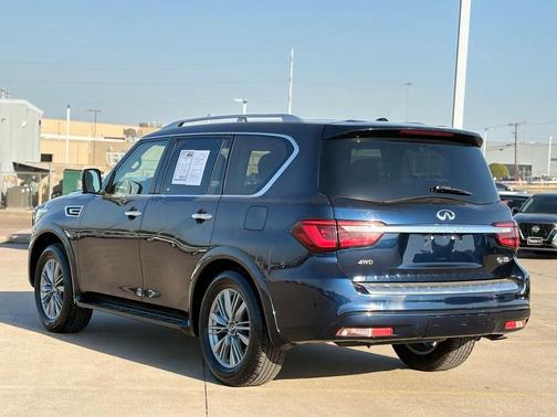 Hermosa Blue 2024 INFINITI QX80 Luxe