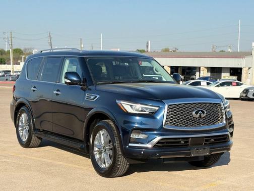 Hermosa Blue 2024 INFINITI QX80 Luxe