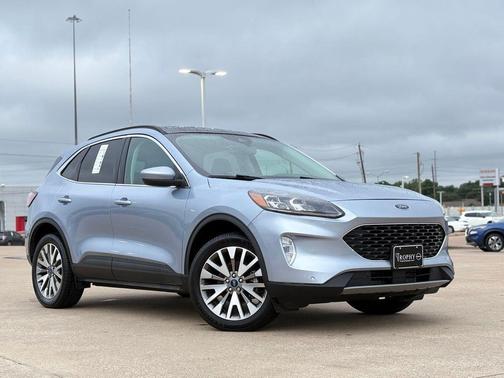 Iced Blue Silver Metallic 2022 Ford Escape Titanium
