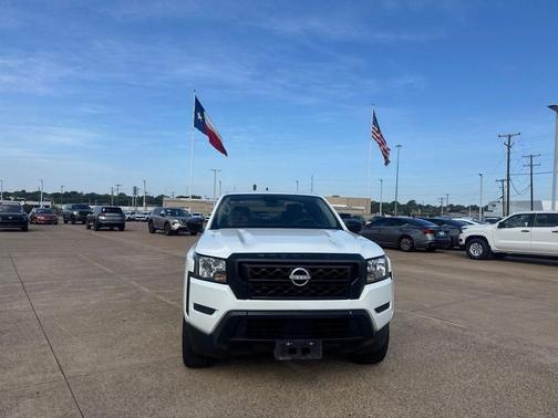 Glacier White 2024 Nissan Frontier S
