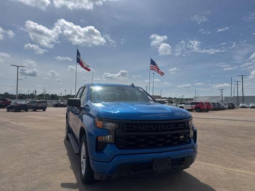 Glacier Blue Metallic 2022 Chevrolet Silverado 1500 Custom