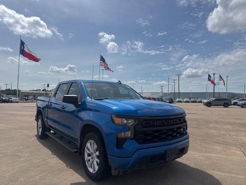 Glacier Blue Metallic 2022 Chevrolet Silverado 1500 Custom