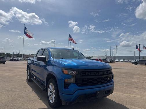 Glacier Blue Metallic 2022 Chevrolet Silverado 1500 Custom