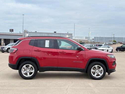 Red Metallic 2024 Jeep Compass Latitude