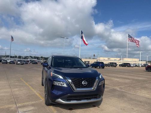 Caspian Blue Metallic 2023 Nissan Rogue Platinum
