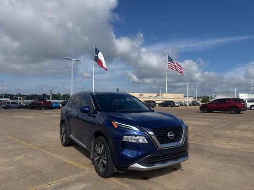 Caspian Blue Metallic 2023 Nissan Rogue Platinum