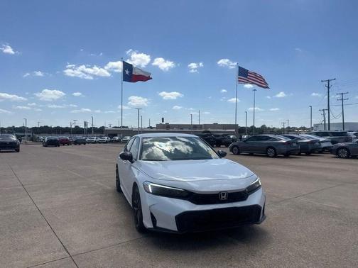 Platinum White Pearl 2026 Honda Civic Sport