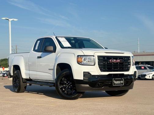 Summit White 2021 GMC Canyon Elevation Standard
