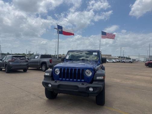 Ocean Blue Metallic Clearcoat 2020 Jeep Wrangler Sport S