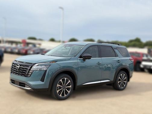 Baltic Teal 2026 Nissan Pathfinder Platinum