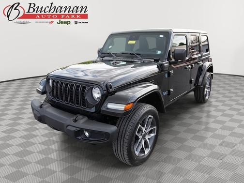 Black Clearcoat 2024 Jeep Wrangler 4xe Sport S
