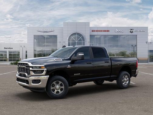 Diamond Black Crystal Pearlcoat 2025 RAM 2500 Big Horn Crew Cab 4x4 6'4' Box