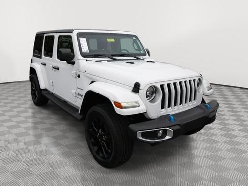 Bright White Clearcoat 2023 Jeep Wrangler 4xe Sahara