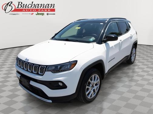 Bright White Clearcoat 2025 Jeep Compass Limited