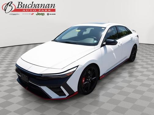 Atlas White 2025 Hyundai ELANTRA N Base Sedan