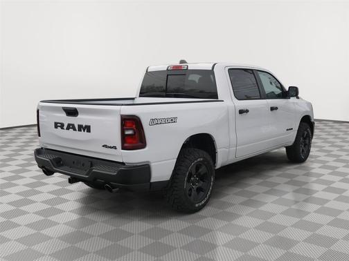 Bright White Clearcoat 2026 RAM 1500 Warlock Crew Cab 4x4 5'7' Box