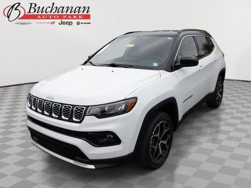 Bright White Clearcoat 2025 Jeep Compass Limited