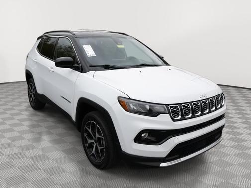 Bright White Clearcoat 2025 Jeep Compass Limited