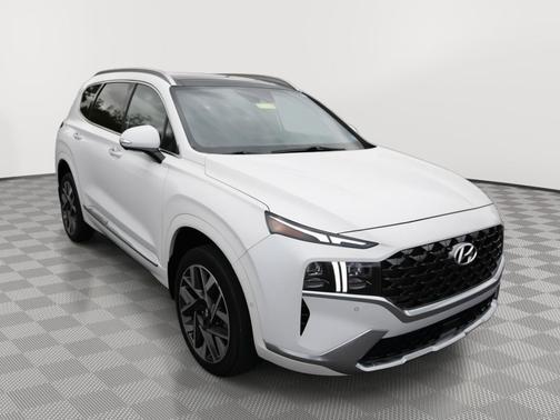 Serenity White Pearl 2023 Hyundai SANTA FE Calligraphy