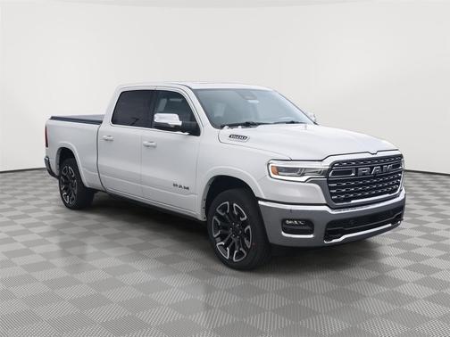 Ivory White Tri-Coat Pearlcoat 2026 RAM 1500 Longhorn
