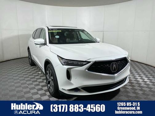 Platinum White Pearl 2024 Acura MDX Technology Package