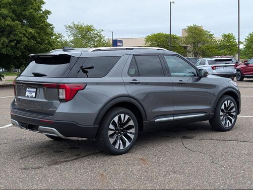 Carbonized Gray Metallic 2026 Ford Explorer Platinum