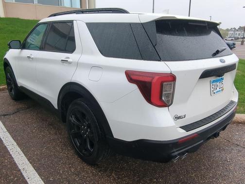 Star White Metallic Tri-Coat 2020 Ford Explorer ST
