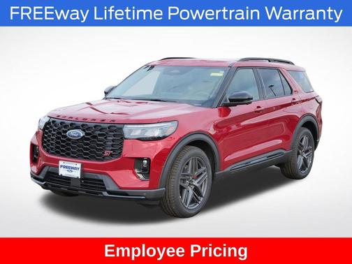 Rapid Red Metallic Tinted Clearcoat 2026 Ford Explorer ST