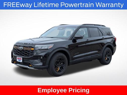 Agate Black Metallic 2026 Ford Explorer Tremor