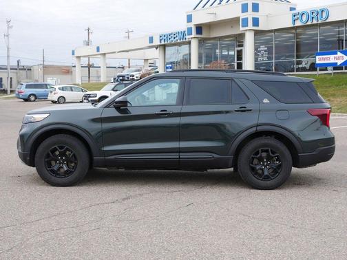 Forged Green Metallic 2023 Ford Explorer Timberline